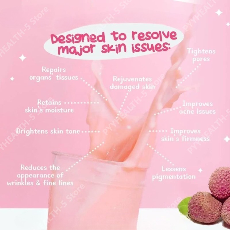 ライチドリンク コラーゲン＆フルーツエキス配合 – 天然デイ - Wellness X のレビューと価格